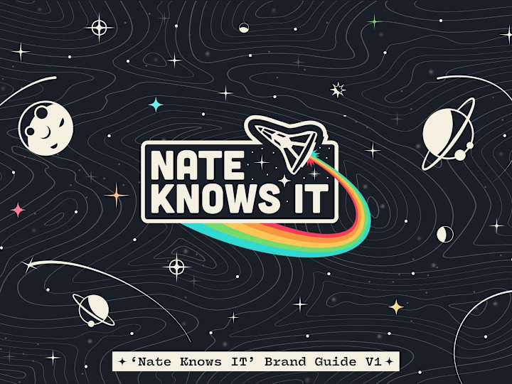 Cover image for Full Brand Identity for "Nate Knows IT"