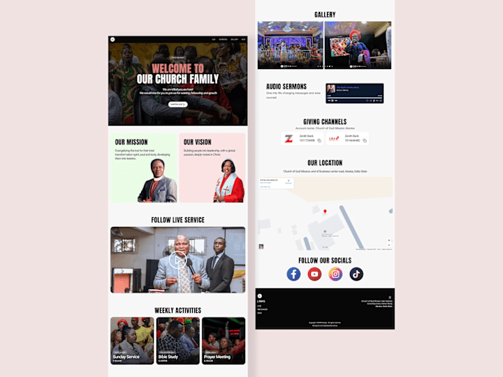 Cover image for Church of God Mission Website