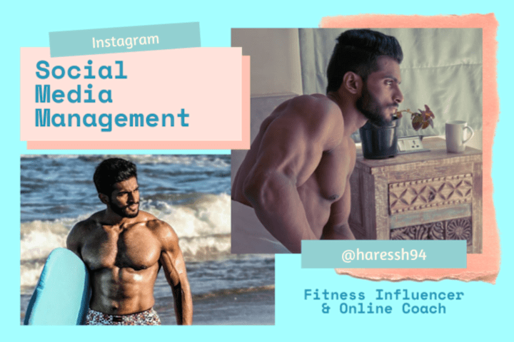 Cover image for SOCIAL MEDIA MANAGEMENT - FITNESS INFLUENCER