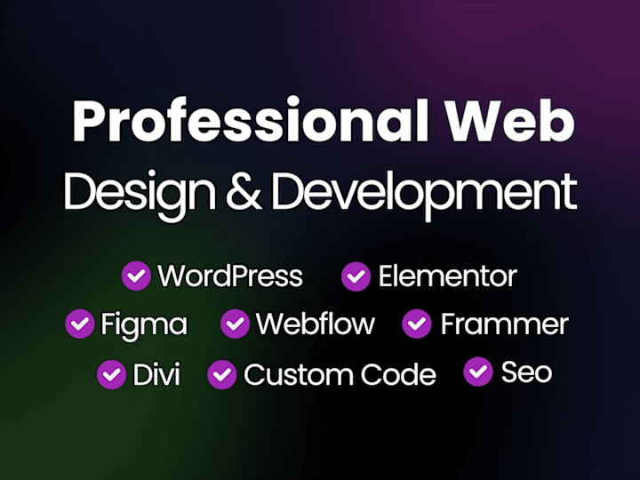 Cover image for Custom Web Design & Development