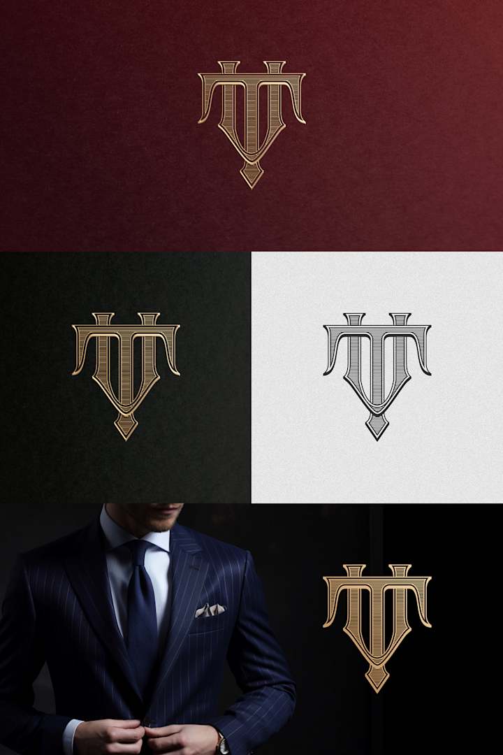 Cover image for Luxury Wedding Fashionable Initial Logo :: Behance