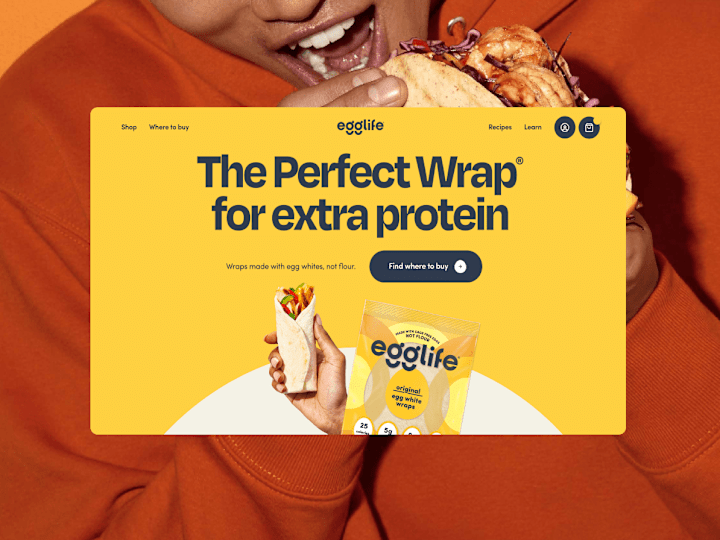 Cover image for Egglife website