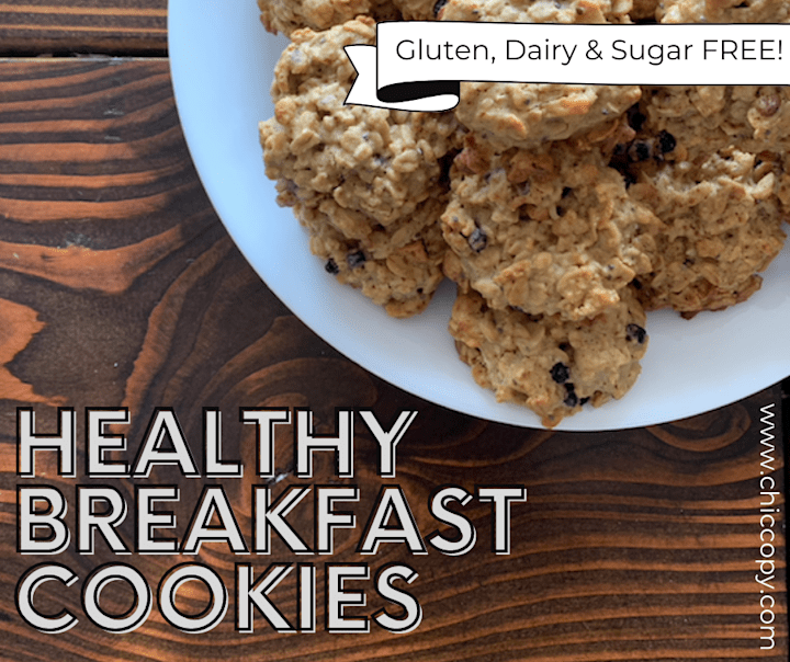 Cover image for Healthy Breakfast Cookies - Grab & Go Morning Muesli Treats