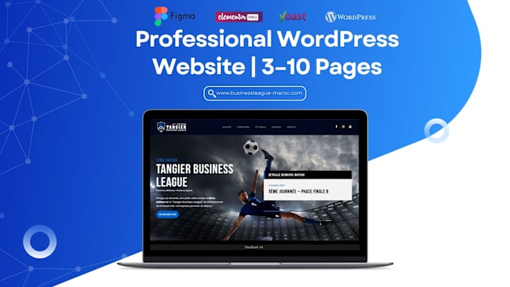 Cover image for WordPress Website (3–10 Pages) with Elementor PRO