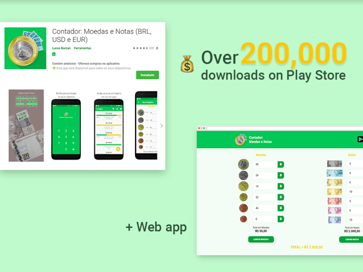 Cover image for 💰 Coins and Notes Counter - Android + web app