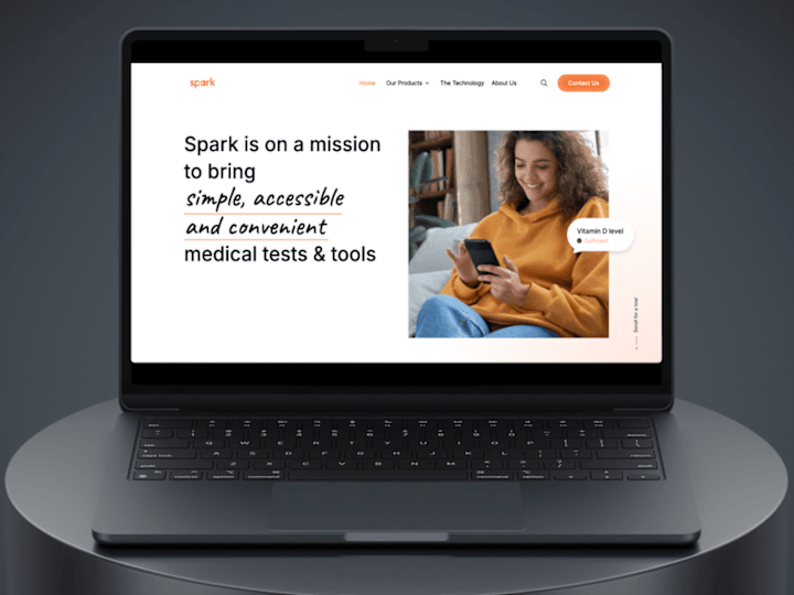 Cover image for Website Development for Spark Diagnostics