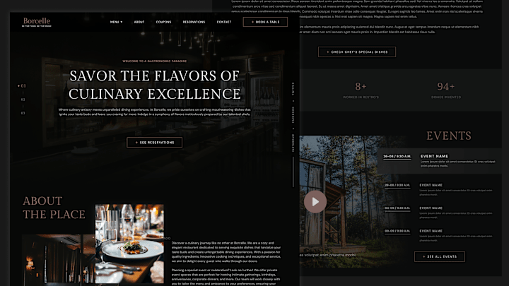 Cover image for Premium Restaurant Website Revamp