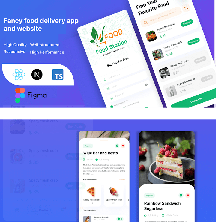 Cover image for ReDesign Food Delivery App: Increase The Conversion Rate