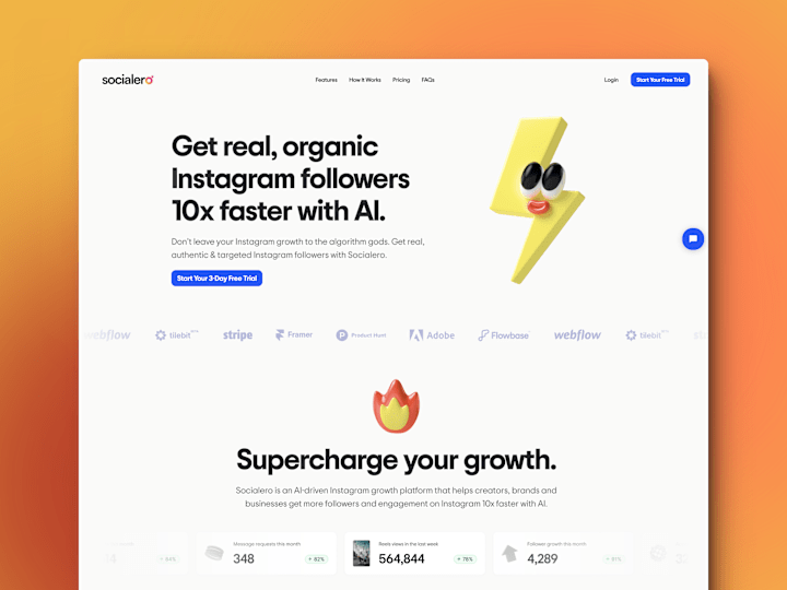 Cover image for Socialero - Instagram Growth Platform