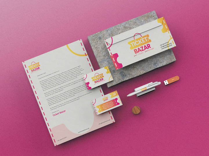 Cover image for Brand Identity Design for Ticket Bazar