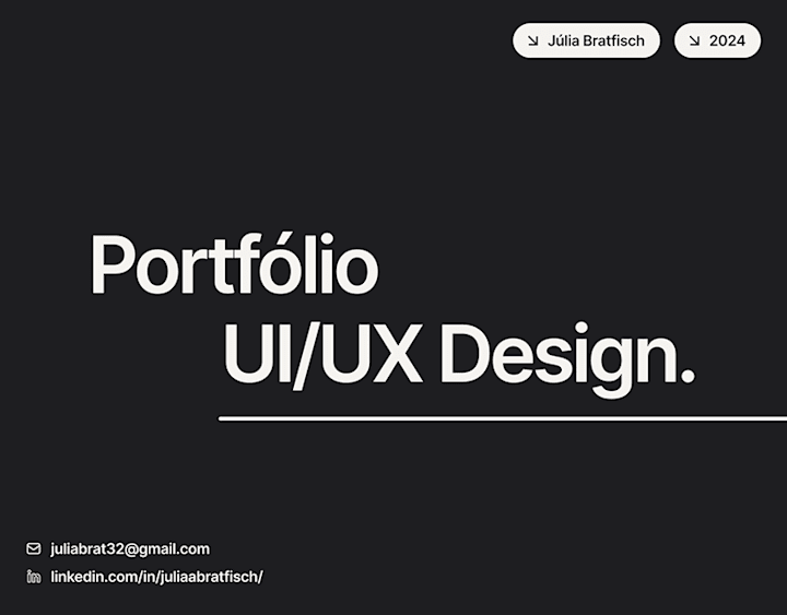 Cover image for UI/UX Design | Portfólio