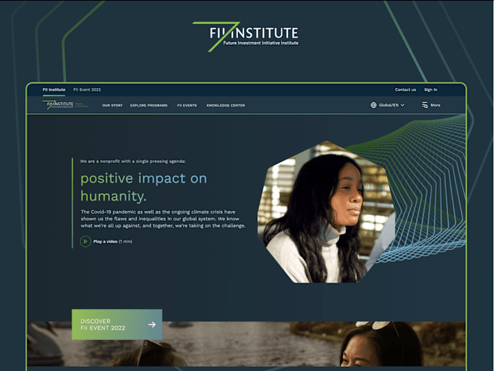 Cover image for FII Website Redesign