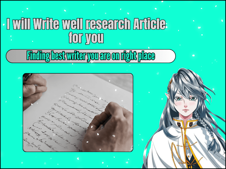 Cover image for I will be your Creative Writer