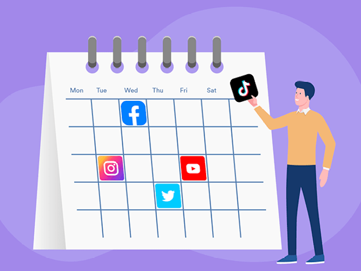 Cover image for Create a calendar of social media posts for your brand