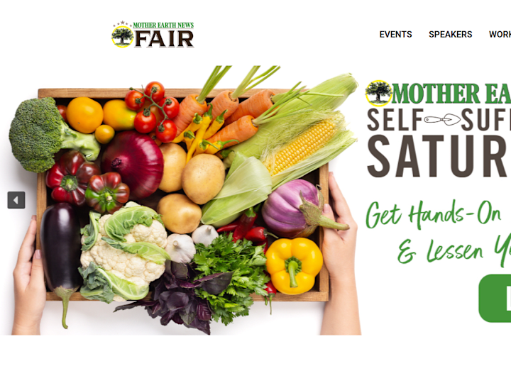 Cover image for MOTHER EARTH NEWS FAIR ✰ Leading National Sustainability Event