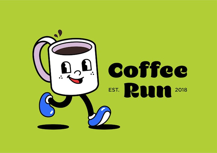 Cover image for Coffee Run Branding on Behance