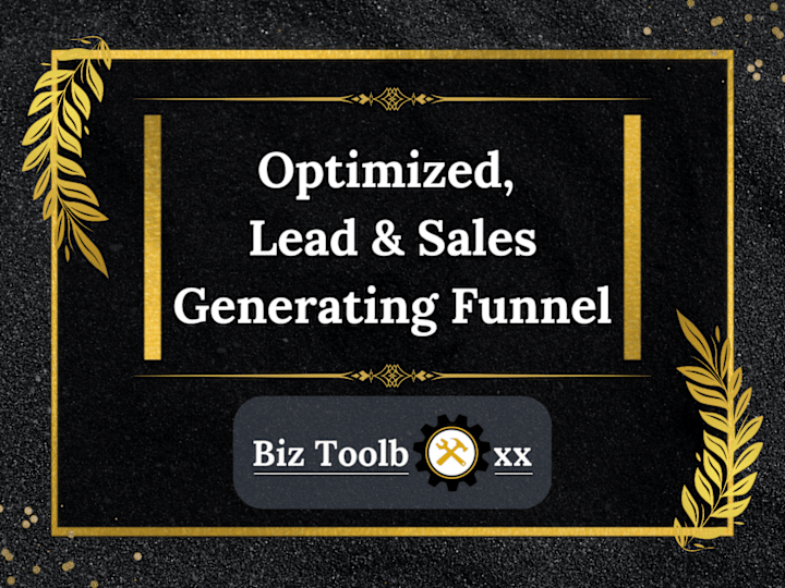 Cover image for Get An Optimized Funnel That Generates Leads & Sales!