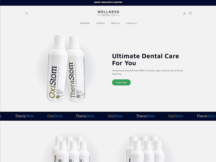 Cover image for  Dental Care Brand - 2 Product Shopify Store