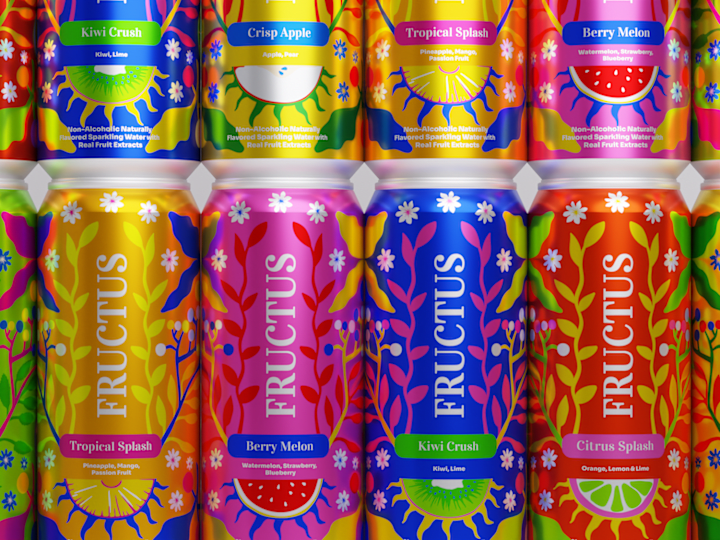 Cover image for Fructus Fizzy Drink | Visual identity