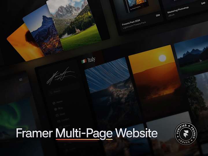 Cover image for Framer Multi-Page Website