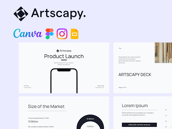 Cover image for Artscapy Marketing, Social Media, Sales Desk and Assets 