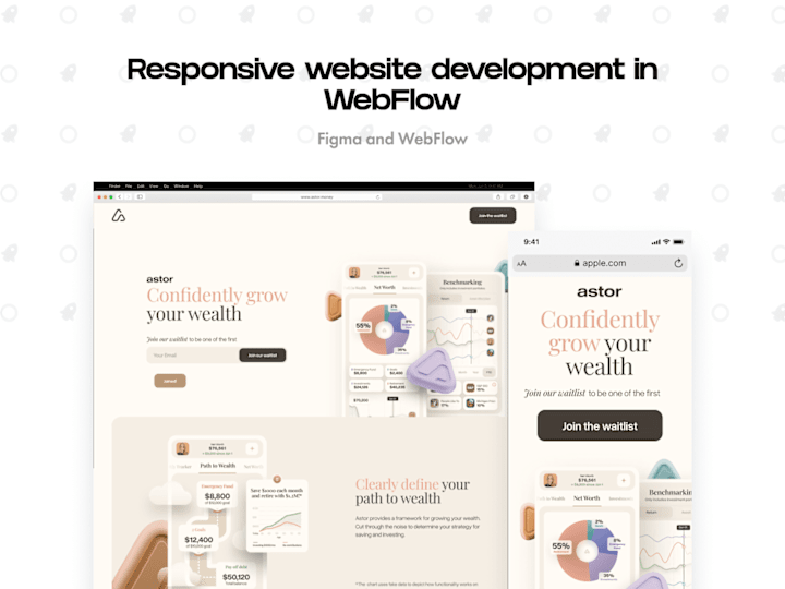 Cover image for Website design and development in WebFlow