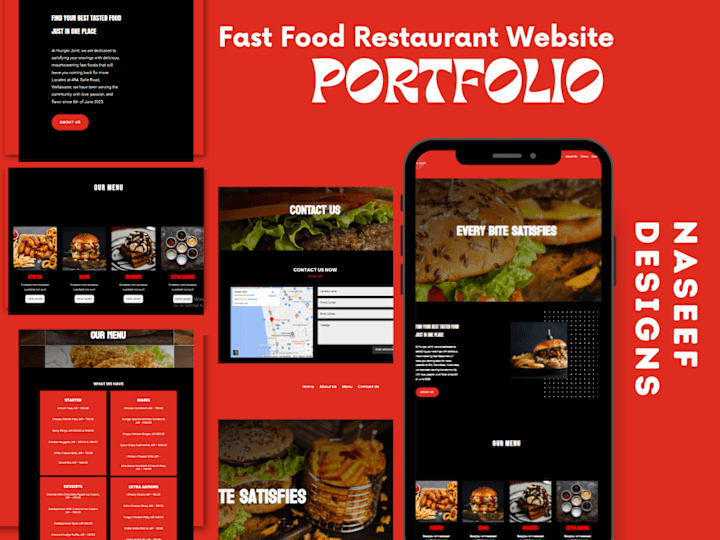 Cover image for Fast Food Restaurant | WordPress Website
