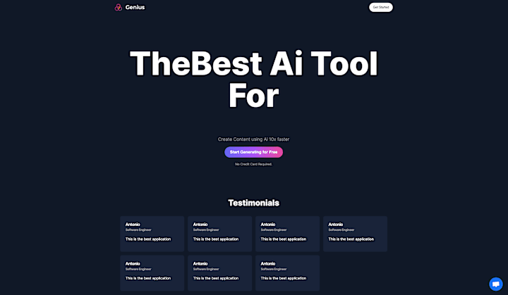 Cover image for Genius AI app