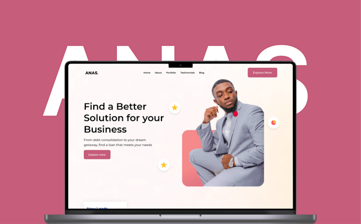 Cover image for ANAS B2B Website on Behance