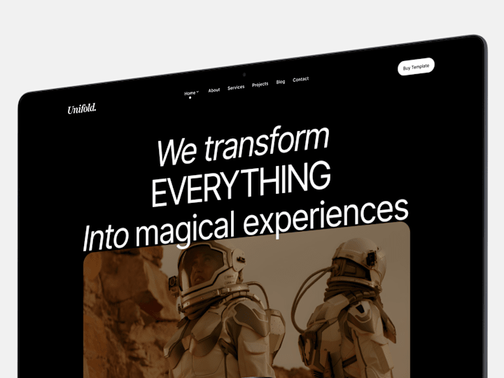 Cover image for Unifold - Creative Agency Website