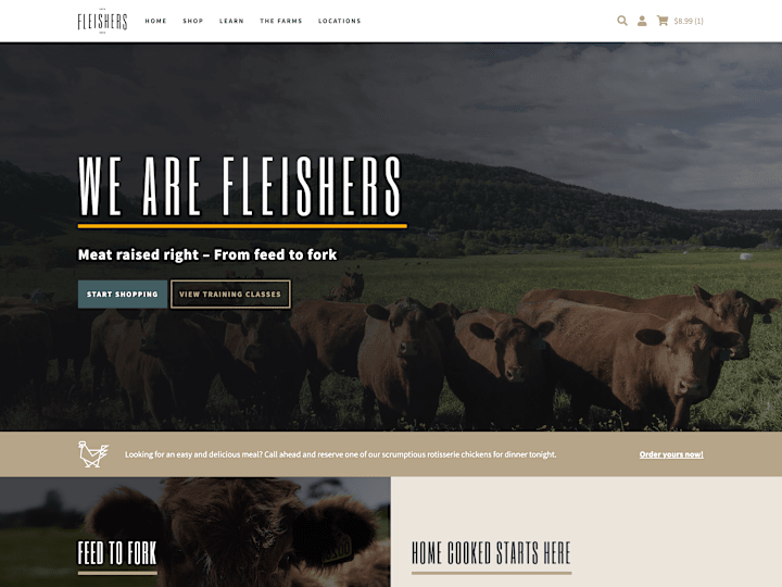 Cover image for High-End Butchery Shops in NYC | A custom WooCommerce site