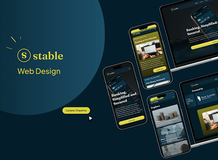 Cover image for Stable - Landing Page Design