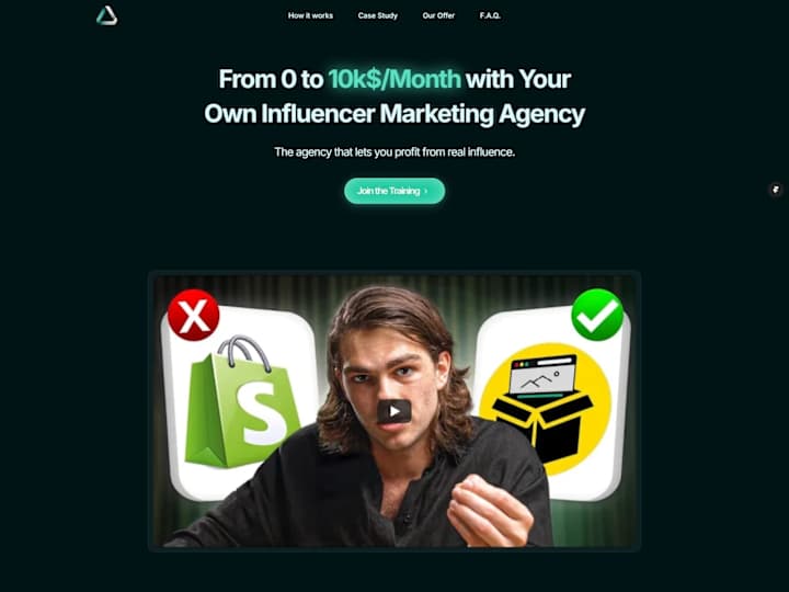 Cover image for AGA — influencer marketing agency