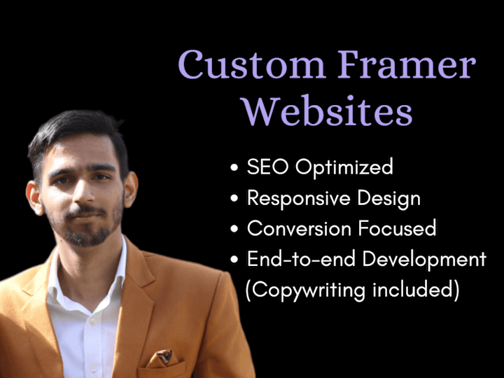 Cover image for Conversion Optimized, Sleek and Minimal Framer Websites 