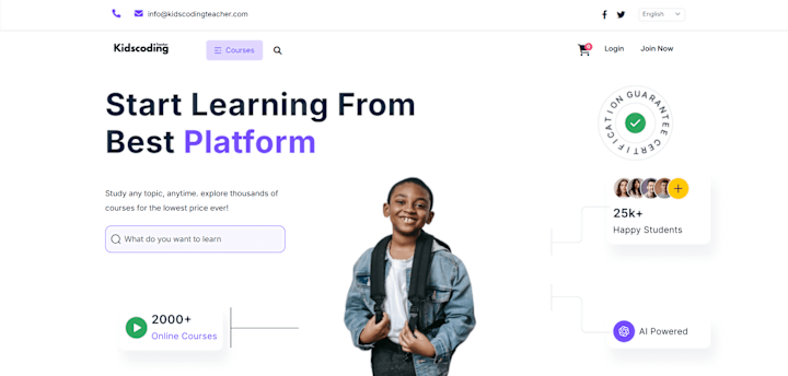 Cover image for E Academy: A Platform for Kids’ Coding Teachers
