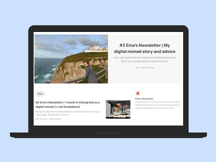 Cover image for Newsletter | Digital Nomad Newsletter on Substack