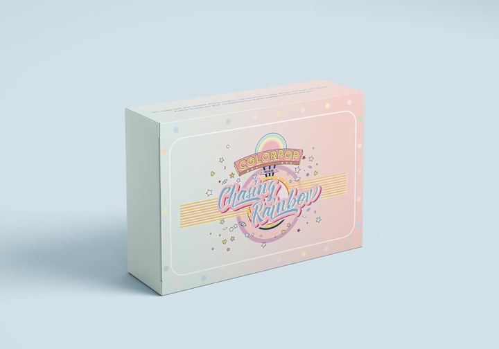 Cover image for Chasing Rainbow ColourPop Packaging Design