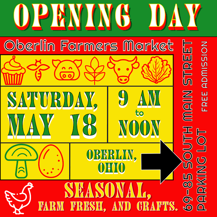 Cover image for Print Design Showcase for Small Community Events  Farmers Market