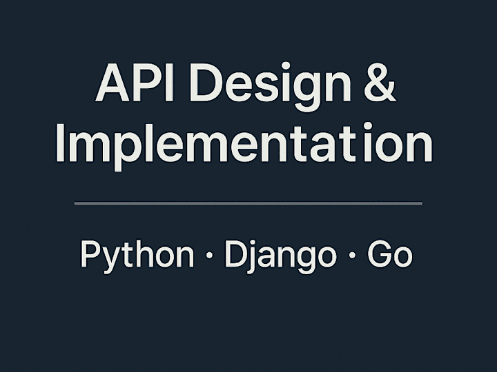 Cover image for API Design/Implementation