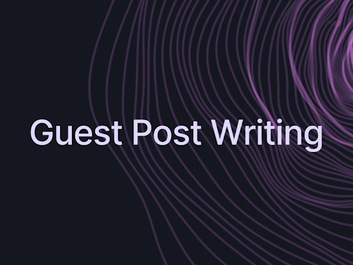 Cover image for Guest Post Writing