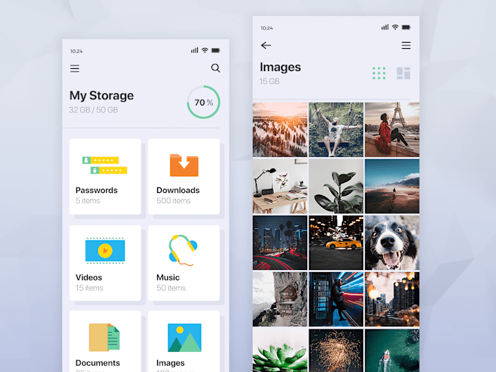 Cover image for Storage App Ui
