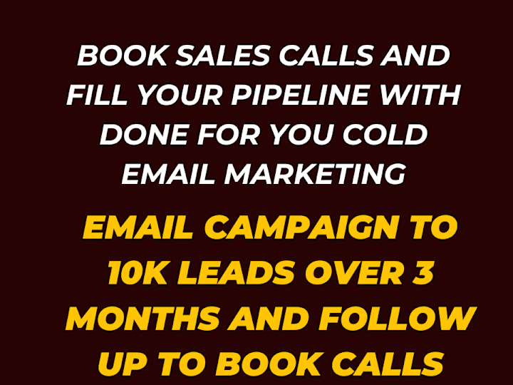 Cover image for Cold Email Marketing Campaign to Your Ideal Customer Profiles