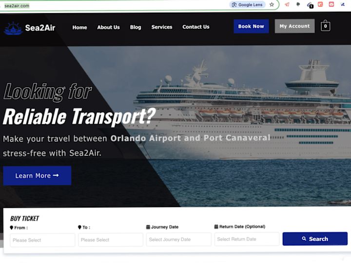 Cover image for Home | Your Gateway to Seamless Travel Solutions | Sea2Air