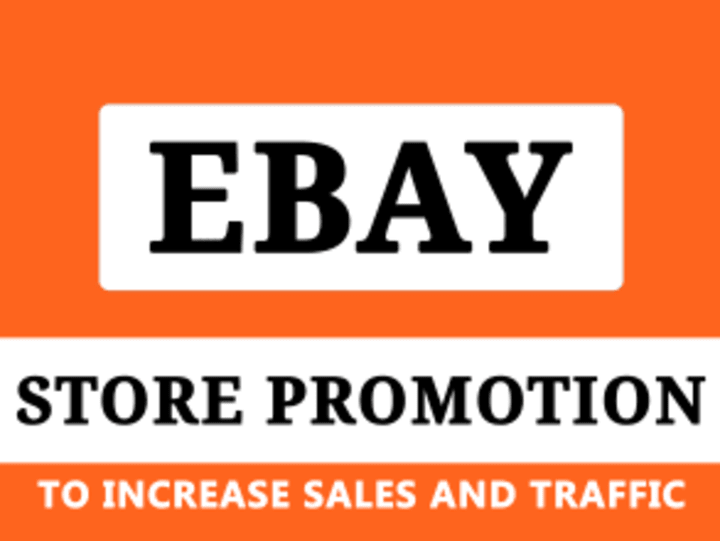 Cover image for Ebay promotion Ebay Marketing SEO to increase sales visitor