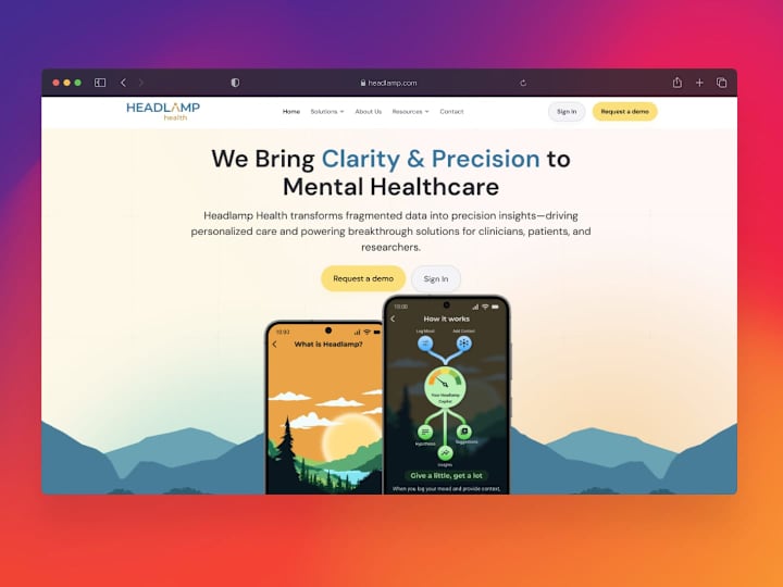 Cover image for Headlamp Health Website Redesign