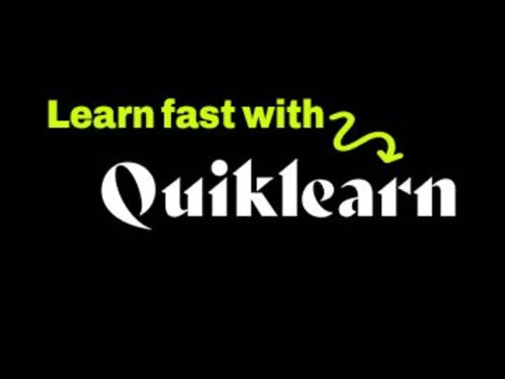 Cover image for Quiklearn