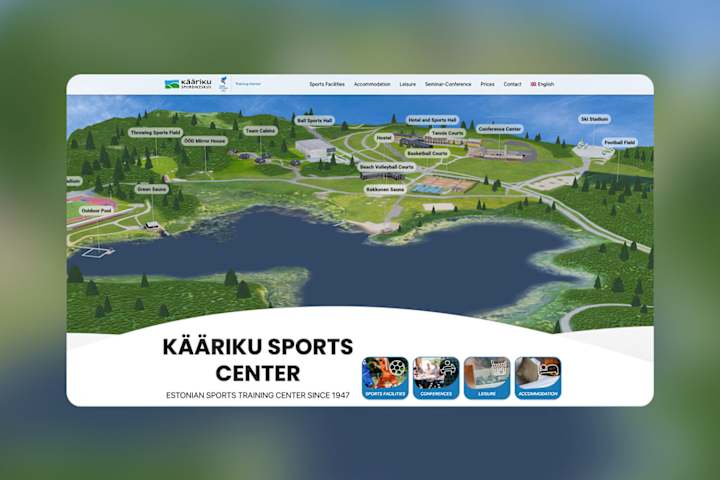 Cover image for Kaariku Sports Center 3D Web Experience