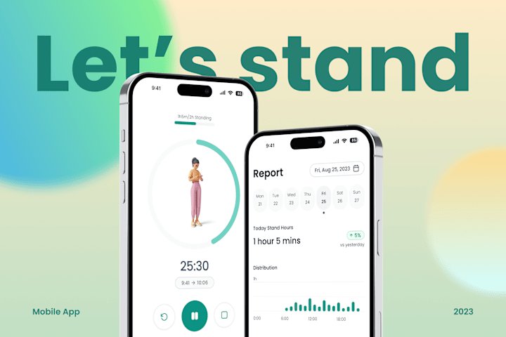 Cover image for Let's Stand - Mobile App Design 