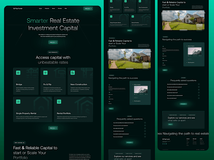 Cover image for Real Estate SaaS | UI Design + Website Development