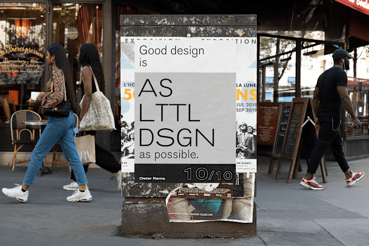 Cover image for good design poster series